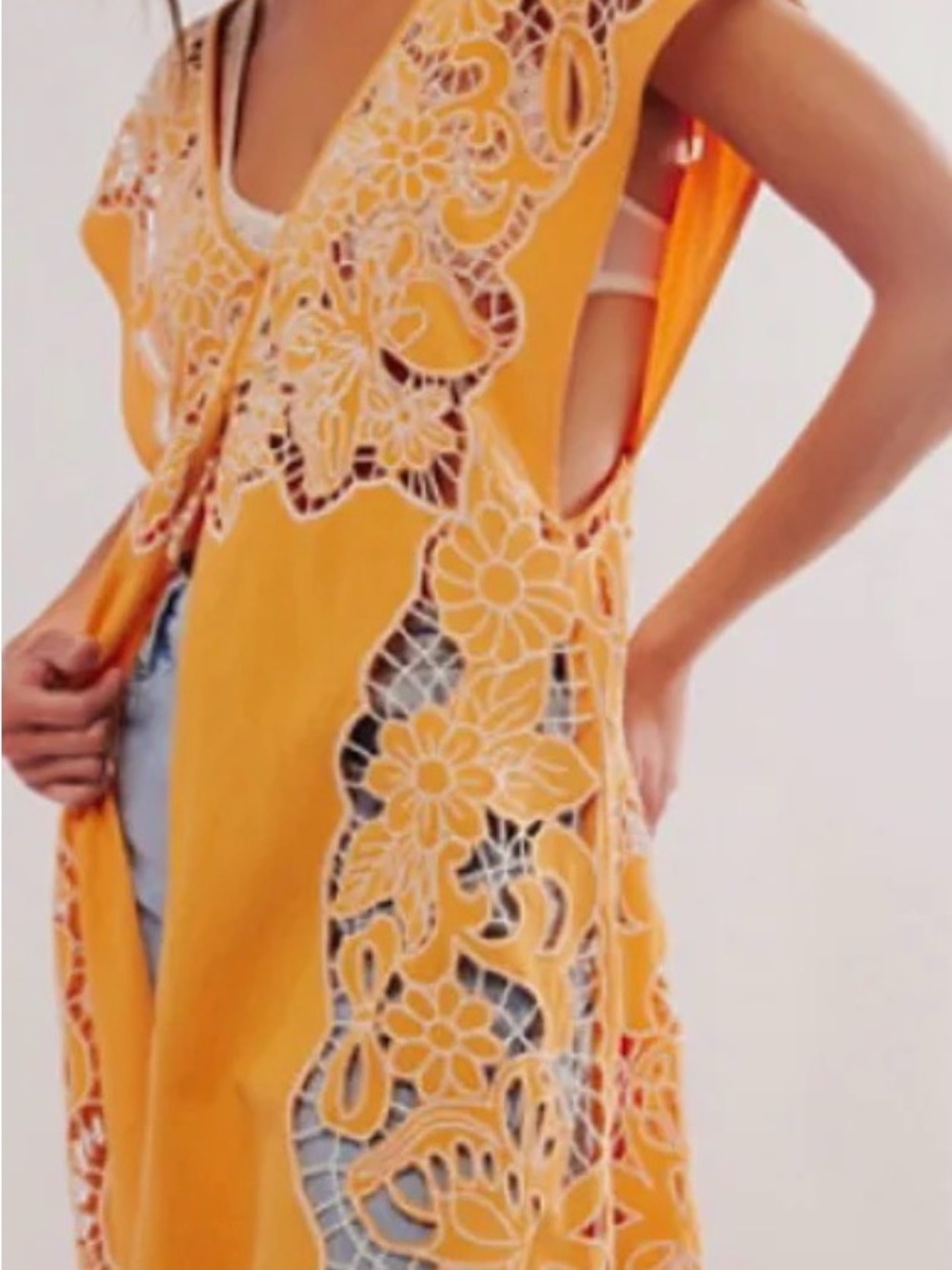 Free People Garden Girl Maxi Top